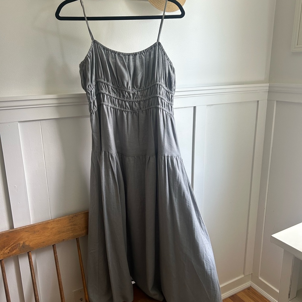 WeWoreWhat Gray Midi Dress